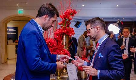 Networking drinks reception